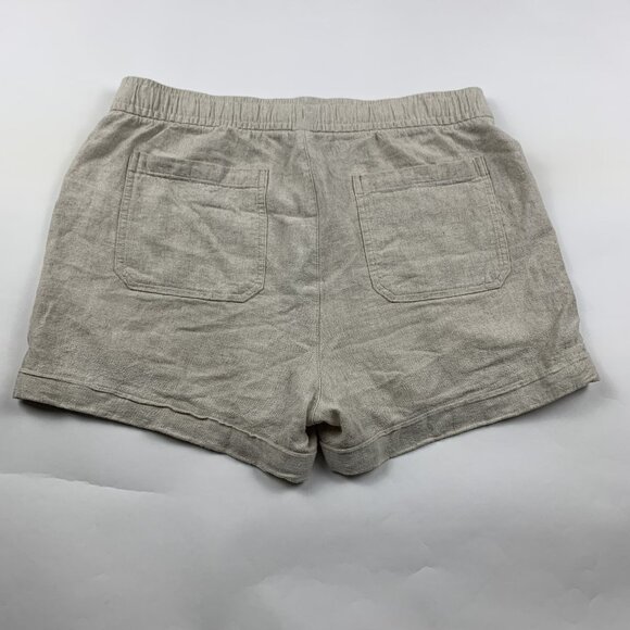 Old Navy Flax Linen Blend High Rise Pull On Shorts M - Picture 5 of 5